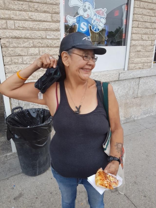 Main Street Winnipeg - feeding the poor
